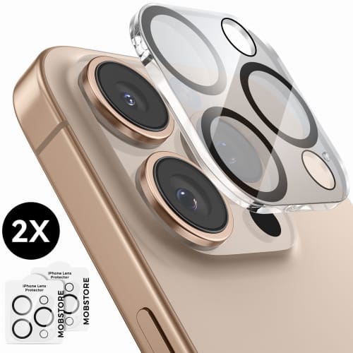 iPhone 16 Pro / 16 Pro Max Camera Lens Protector - 2 stuks - Camera Protector iPhone 16 Pro - Screenprotector